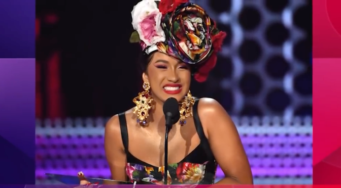 Cardi B Thanks baby Kulture & Husband Offset after AMA win!