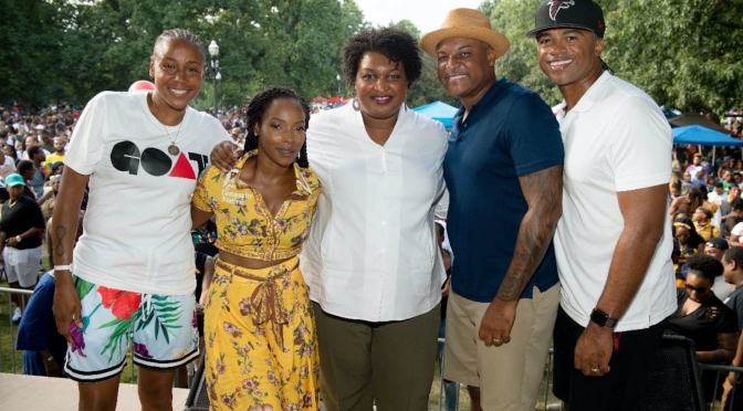STACEY ABRAMS EMPOWERS THE LGBTQI+COMMUNITY AT ATLANTA BLACK GAY PRIDE’S 8TH ANNUAL PURE HEAT COMMUNITY FESTIVAL