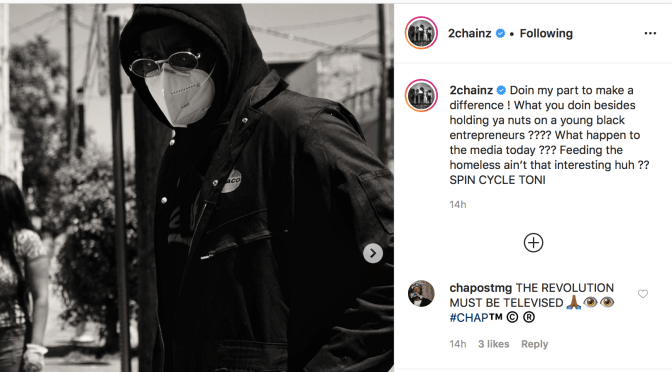 Rapper 2Chainz has decided NOT to re-open his restaurant until he has fed the homeless